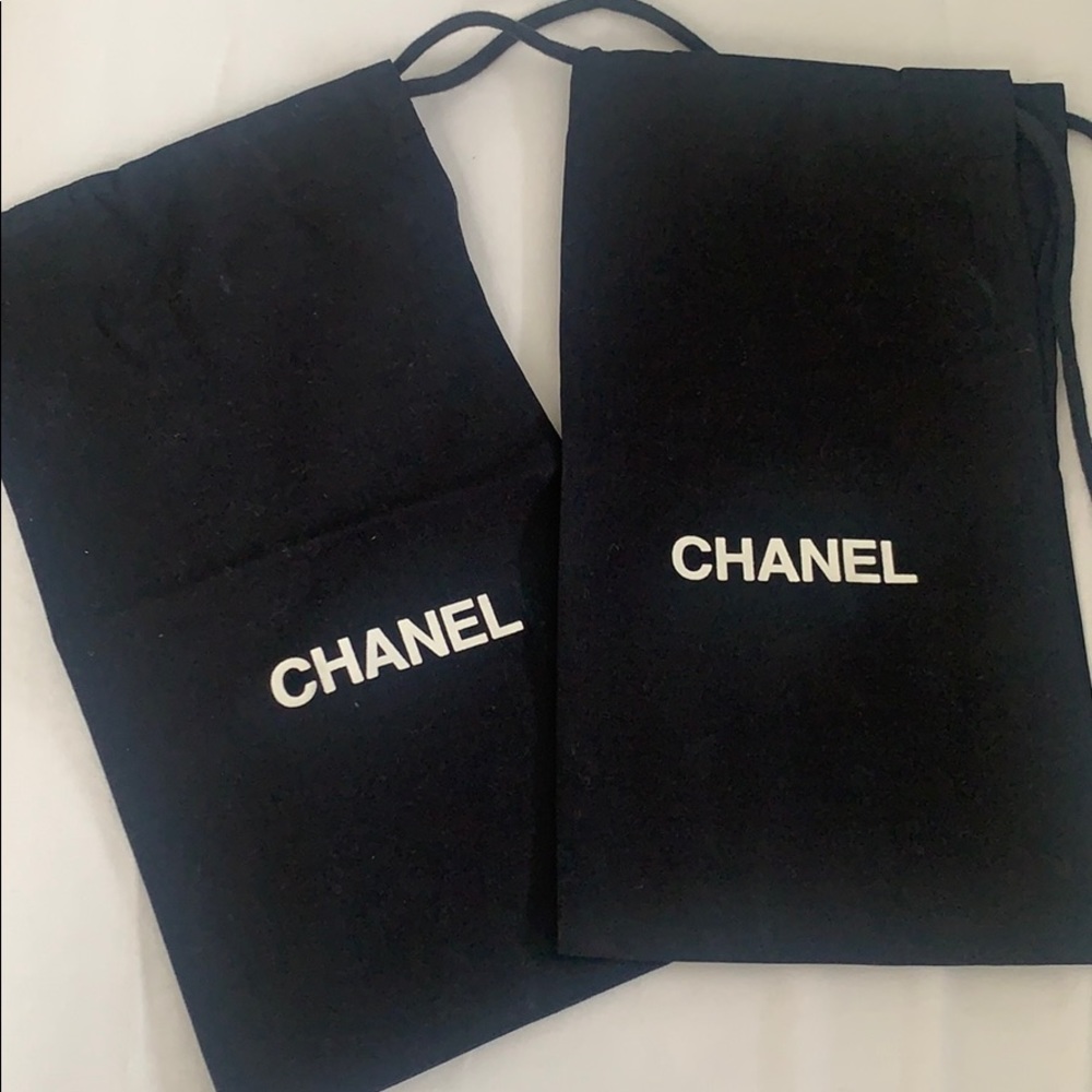 Set of 2 Chanel shoe dusters